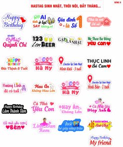 Hashtag cầm tay In Nhanh Bảo Thương