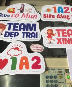 In Nhanh ,Hashtag Kỷ Yếu Họp Lớp, Học Sinh Tựu Trường Giá Rẻ 3 Hashtag cầm tay In Nhanh Bảo Thương