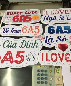 In Nhanh ,Hashtag Kỷ Yếu Họp Lớp, Học Sinh Tựu Trường Giá Rẻ 7 Hashtag cầm tay In Nhanh Bảo Thương