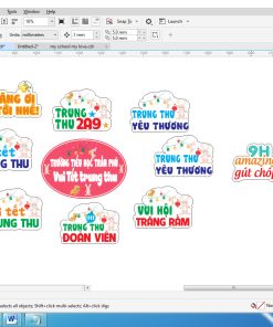 In Nhanh ,Hashtag Kỷ Yếu Họp Lớp, Học Sinh Tựu Trường Giá Rẻ 10 Hashtag cầm tay In Nhanh Bảo Thương