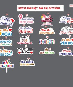 Hashtag cầm tay In Nhanh Bảo Thương