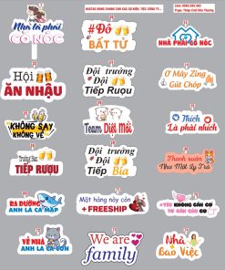 In Nhanh ,Hashtag Kỷ Yếu Họp Lớp, Học Sinh Tựu Trường Giá Rẻ 14 Hashtag cầm tay In Nhanh Bảo Thương