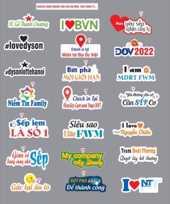 In Nhanh ,Hashtag Kỷ Yếu Họp Lớp, Học Sinh Tựu Trường Giá Rẻ 17 Hashtag cầm tay In Nhanh Bảo Thương