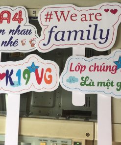 In Nhanh ,Hashtag Kỷ Yếu Họp Lớp, Học Sinh Tựu Trường Giá Rẻ 18 Hashtag cầm tay In Nhanh Bảo Thương