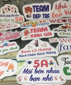 In Nhanh ,Hashtag Kỷ Yếu Họp Lớp, Học Sinh Tựu Trường Giá Rẻ 23 Hashtag cầm tay In Nhanh Bảo Thương